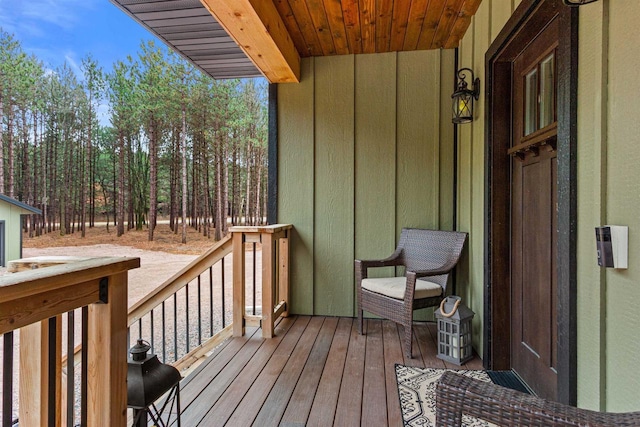 W5430 Southview Dr, Necedah, WI 54646 - view of wooden deck