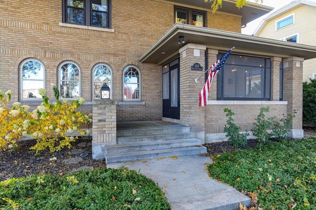 1337 Washington Ave, Oshkosh, WI 54901 - entrance to property with brick siding