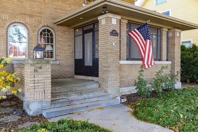 1337 Washington Ave, Oshkosh, WI 54901 - view of exterior entry with brick siding