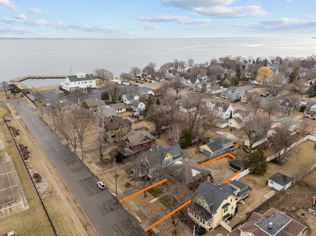 1337 Washington Ave, Oshkosh, WI 54901 - drone / aerial view with a residential view and a water view