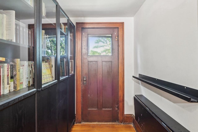 308 Forest St, Mount Horeb, WI 53572 - entryway with wood finished floors