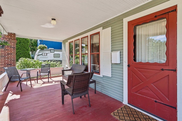 308 Forest St, Mount Horeb, WI 53572 - doorway to property with a porch
