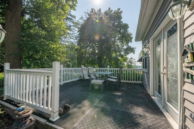 3720 County Highway Nn, West Bend, WI 53095 - view of patio featuring outdoor dining area