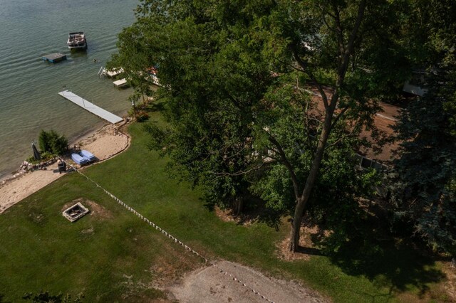 3720 County Highway Nn, West Bend, WI 53095 - birds eye view of property featuring a water view