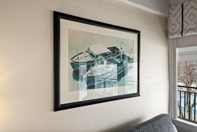 view of room details