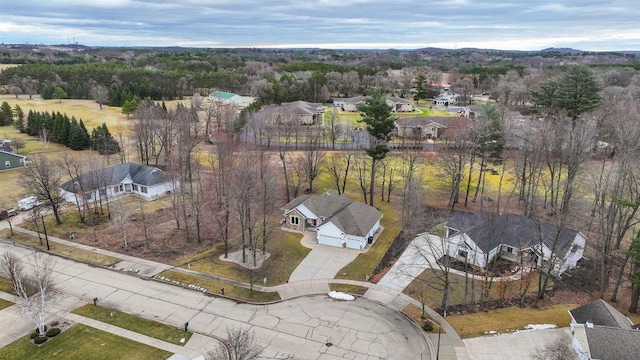 1579 Foxfire Ct, Waupaca, WI 54981 - aerial view featuring a residential view