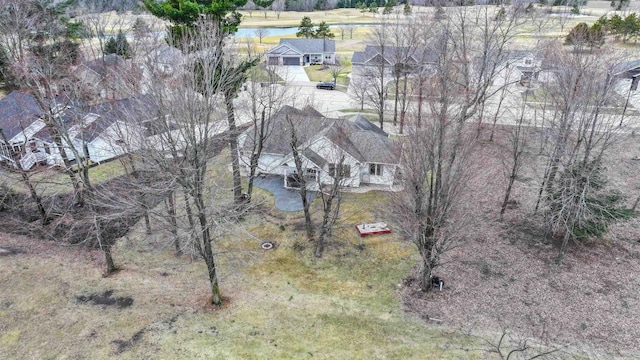 1579 Foxfire Ct, Waupaca, WI 54981 - drone / aerial view featuring a water view