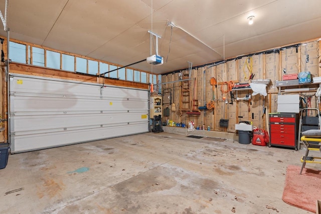 509 Meadow View Rd, Mount Horeb, WI 53572 - garage featuring a garage door opener