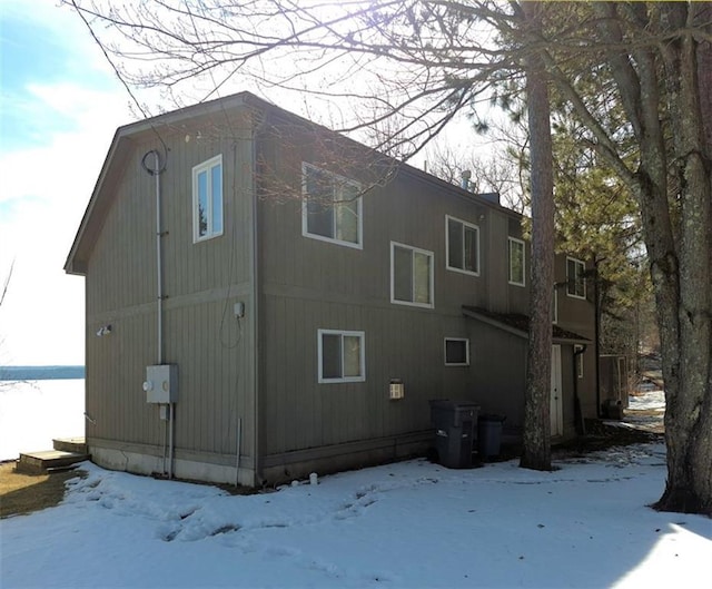 7744 Otte Dr Unit 1, Hayward, WI 54843 - view of snow covered exterior