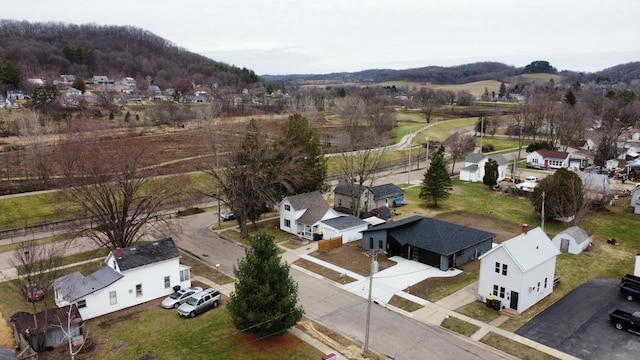bird's eye view featuring a residential view