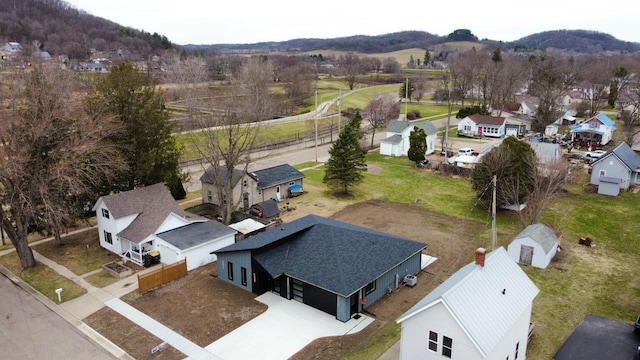 birds eye view of property featuring a residential view