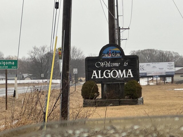 7533 N Evergreen Dr, Algoma, WI 54201 - view of community / neighborhood sign