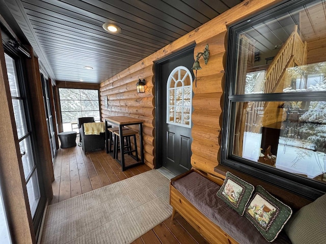 7118 Timber Ln, Rhinelander, WI 54501 - interior space featuring covered porch