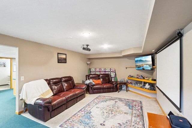 119 Vilas Hibbard Pkwy, Lodi, WI 53555 - living area with baseboards and light colored carpet