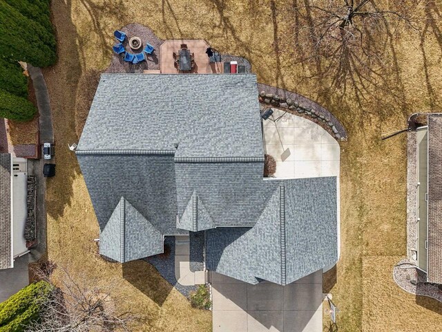 119 Vilas Hibbard Pkwy, Lodi, WI 53555 - birds eye view of property