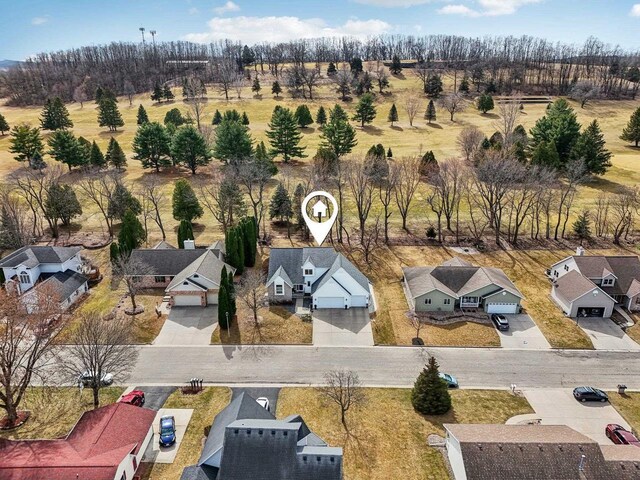 119 Vilas Hibbard Pkwy, Lodi, WI 53555 - drone / aerial view with a residential view