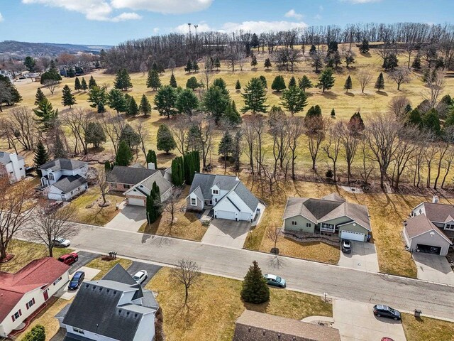 119 Vilas Hibbard Pkwy, Lodi, WI 53555 - drone / aerial view featuring a residential view