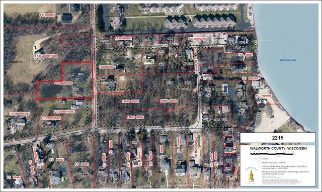 2215 N Shore Dr, Delavan, WI 53115 - map location
