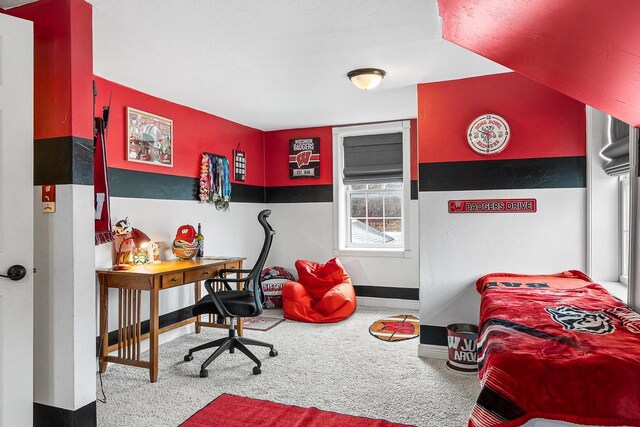 3304 Nicolet Dr, Green Bay, WI 54311 - carpeted home office with baseboards