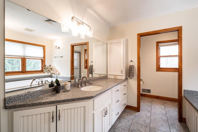4824 Hampton Ct, Mount Pleasant, WI 53403 - full bathroom featuring plenty of natural light, visible vents, and vanity