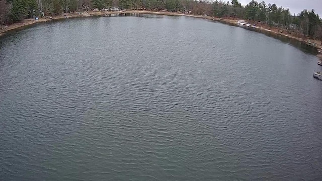 N9148 Sandy Lake Rd, Neshkoro, WI 54960 - birds eye view of property with a water view