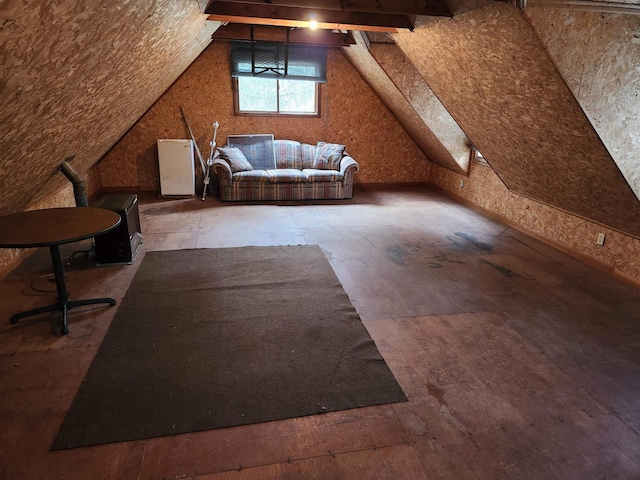 N9148 Sandy Lake Rd, Neshkoro, WI 54960 - additional living space featuring lofted ceiling
