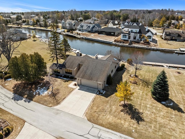 535 E Vine Ct, Sturgeon Bay, WI 54235 - drone / aerial view with a residential view and a water view