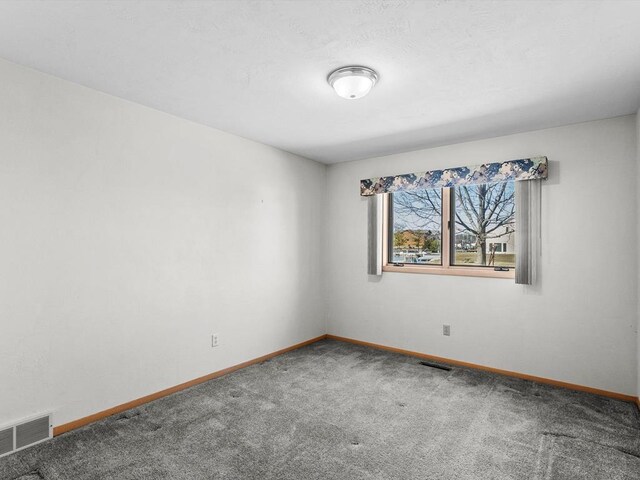 535 E Vine Ct, Sturgeon Bay, WI 54235 - spare room with baseboards, carpet floors, and visible vents
