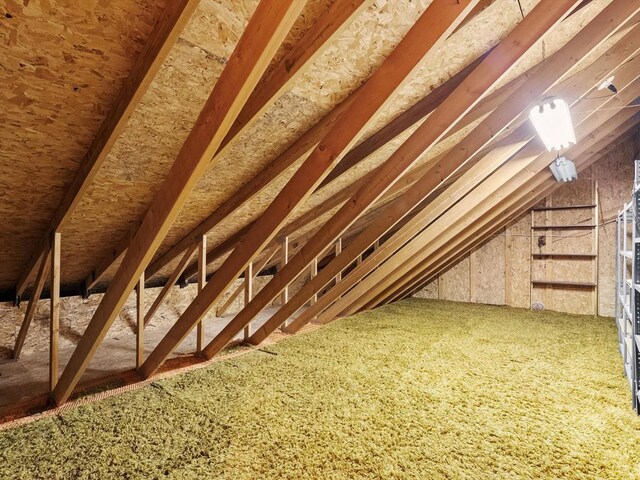 535 E Vine Ct, Sturgeon Bay, WI 54235 - view of unfinished attic