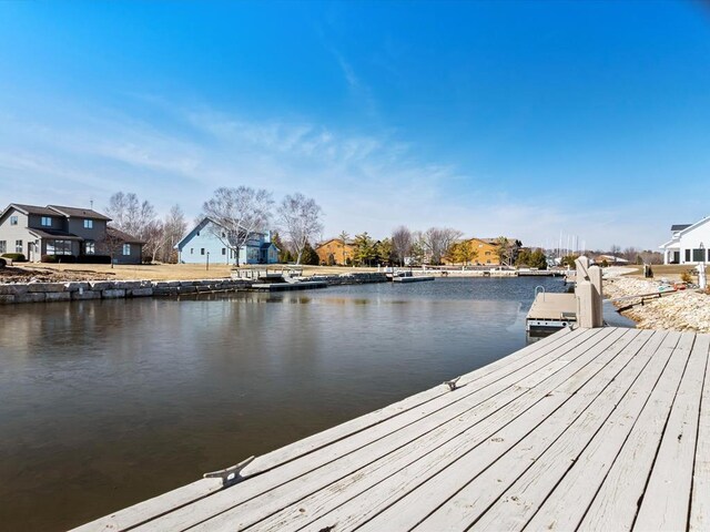 535 E Vine Ct, Sturgeon Bay, WI 54235 - view of dock with a water view