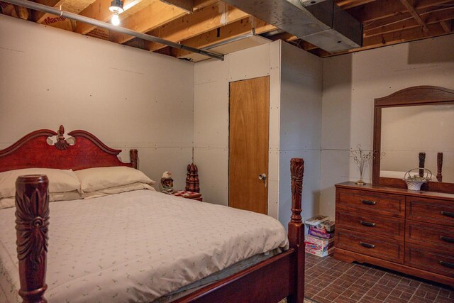 N9656 19th Ave, Necedah, WI 54646 - bedroom featuring brick patterned floor