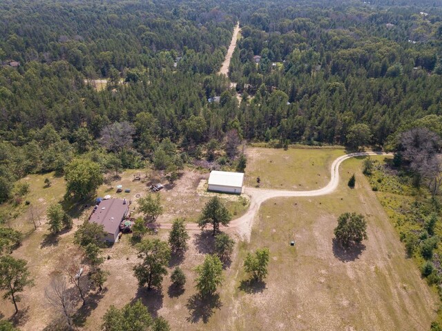 N9656 19th Ave, Necedah, WI 54646 - drone / aerial view with a wooded view