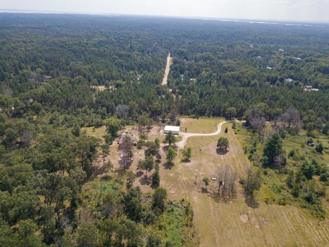 N9656 19th Ave, Necedah, WI 54646 - birds eye view of property featuring a forest view
