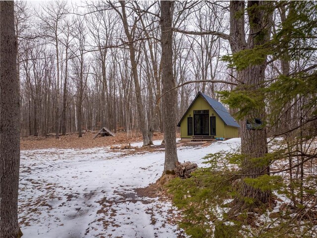 61128 Fleming Loop, Askov, MN 55704 - view of yard layered in snow