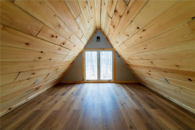 61128 Fleming Loop, Askov, MN 55704 - bonus room featuring lofted ceiling, wood finished floors, and wooden ceiling