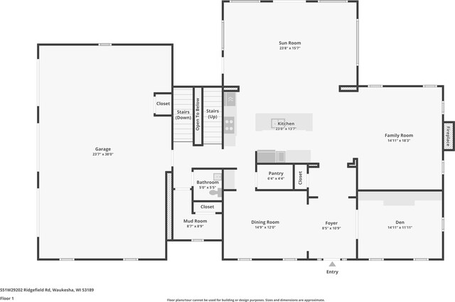 S51W29202 Ridgefield Rd, Waukesha, WI 53189 - plan