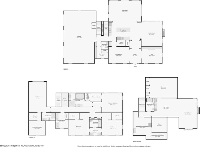S51W29202 Ridgefield Rd, Waukesha, WI 53189 - floor plan