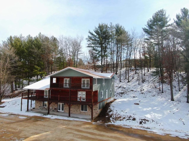 26350 Drake Ln, Cazenovia, WI 53924 - view of snow covered property