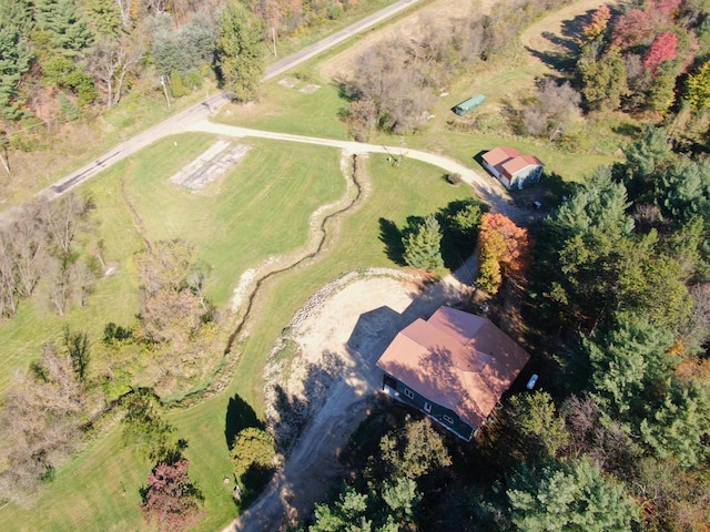 26350 Drake Ln, Cazenovia, WI 53924 - aerial view