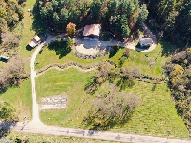 26350 Drake Ln, Cazenovia, WI 53924 - bird's eye view