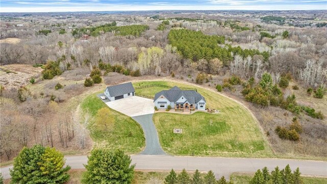 438 Highland Vw, Houlton, WI 54082 - drone / aerial view