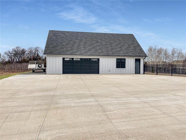 438 Highland Vw, Houlton, WI 54082 - detached garage with fence
