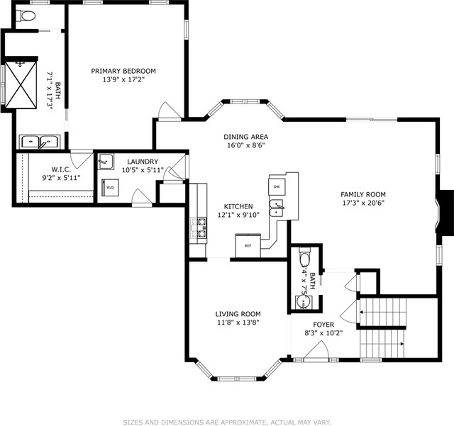 425 Maple Ln, Williams Bay, WI 53191 - floor plan