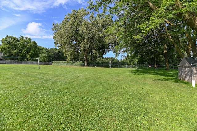 2855 N Shore Dr, Delavan, WI 53115 - view of yard with fence