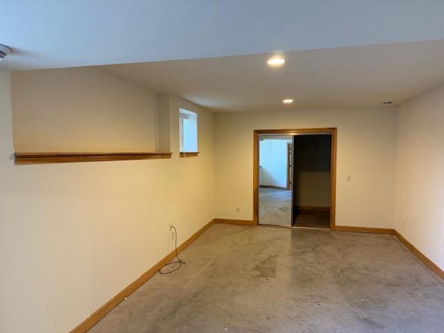 2026 Stonehaven Dr, Sun Prairie, WI 53590 - basement featuring baseboards and recessed lighting