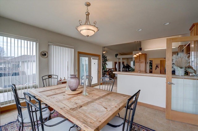 2026 Stonehaven Dr, Sun Prairie, WI 53590 - dining room with light tile patterned floors
