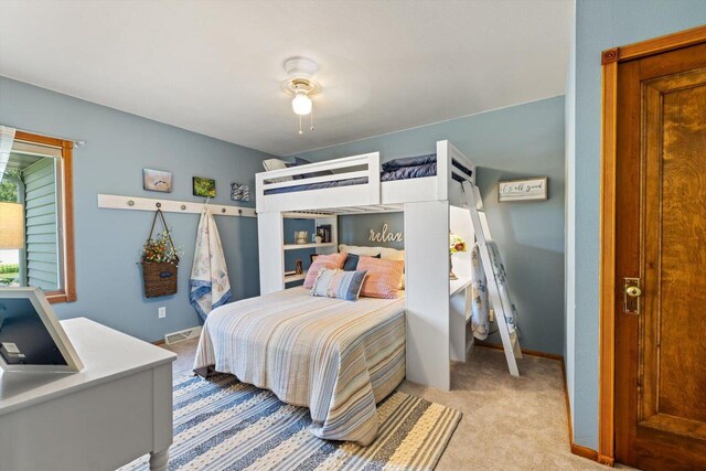 W1335 N Blue Spring Lake Dr, Palmyra, WI 53156 - bedroom with light colored carpet and baseboards