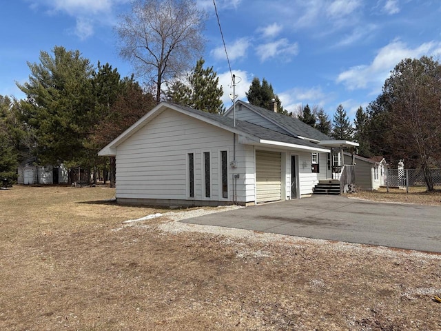 1006 Lulu Ave, Crivitz, WI 54114 - exterior space with driveway and fence