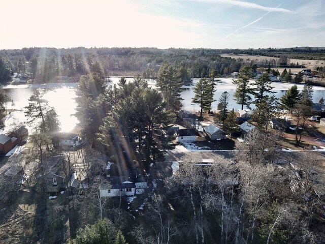 N10444 N Horseshoe Rd, Tomahawk, WI 54487 - birds eye view of property with a forest view