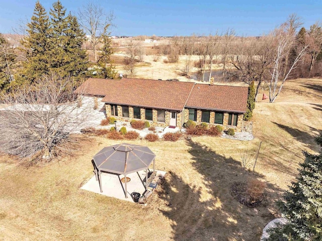 3237 Mill Rd, Greenleaf, WI 54126 - drone / aerial view